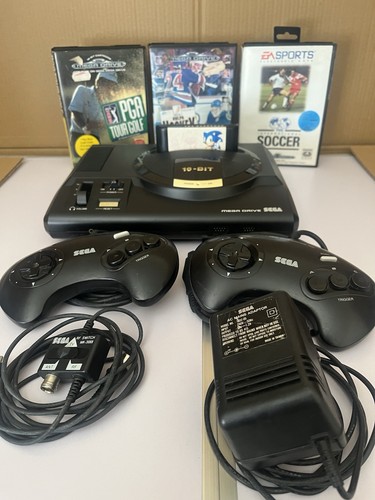 Sega mega drive black bit - sega, 16-bit