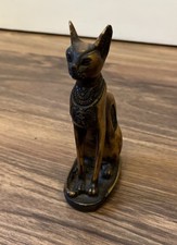 Egyptian Cat Goddess Bastet Statue 13.5 cm