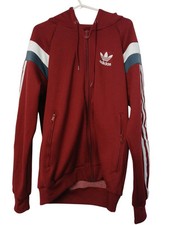 Adidas Originals Dark Red Firebird Track Tracksuit Top Jacket size Small..  (54)