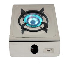 Camping Gas Stove 1 Burner Portable Cooktop LPG Stainless Steel Cooker NJ-100SD