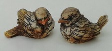 Sparrow Birds Figurines x 2