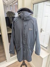 Berghaus x Gore-Tex Long Navy Blue Waterproof Jacket Coat Parka Size XXL