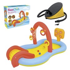 Swimming pool foot pump - &,