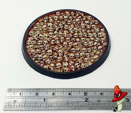 60mm recessed skull - ×,