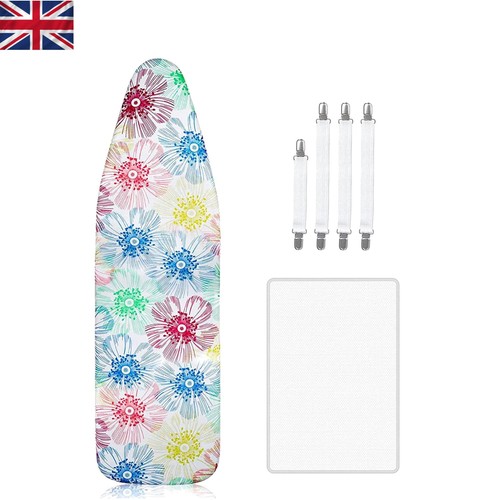 Floral ironing board cover - floral,