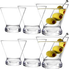6 Pack Plastic Martini