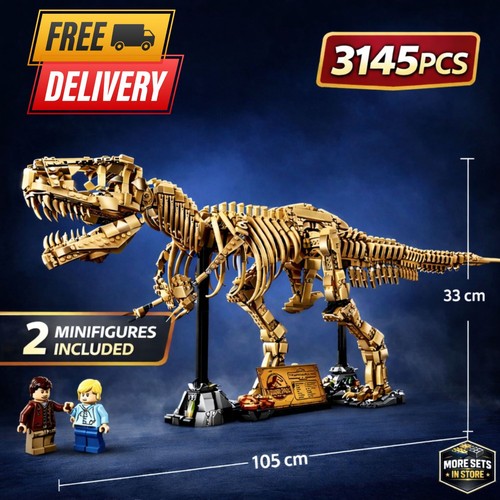 Moc rex fossil skeleton - t-,