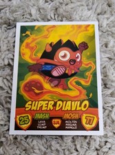 TOPPS MOSHI MONSTERS MASH UP TRADING CARD SUPER DIAVLO 
