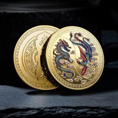 Souvenir coin dragon - dragon, and