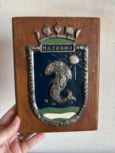 Vintage hms mashona royal navy - vintage,