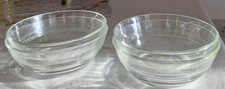4 Clear Bowls Appro 12cm Dia