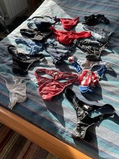 14 Pairs Of Men’s Sexy Brief Thongs/Pouches Gay Interest Unworn  Size S