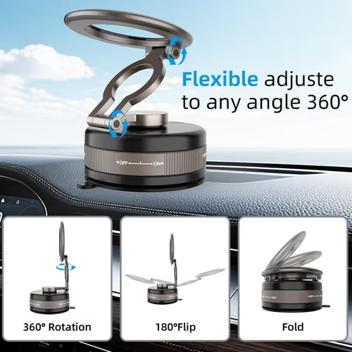 Magnetic phone holder for car - magnetic,