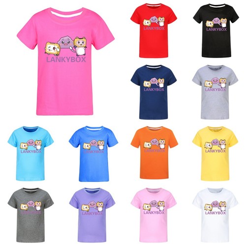 Kids lankybox cartoon shirt - lankybox, t-shirt