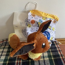Eevee Pokémon Build A Bear Workshop 16" Plush Soft Cuddly Toy With Gift Bag 