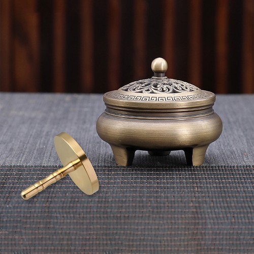 Golden brass incense - golden,