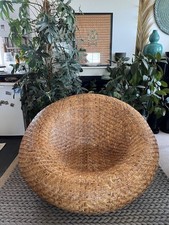 Vintage Habitat Rattan Pod Chair - Licensed Replica From A 1970’s French Design
