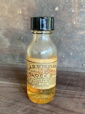 Antique Windle's Clock Oil Glass Bottle No.21702
