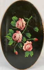 Oil Painting Still Life With Flowering Roses Um 1900 Vintage Anonymous Nouveau