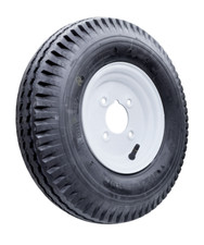 1x WHITE 4.80/4.00-8 400x8 Car