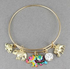 Elephant bracelet pendant