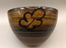 Coxwold Studio Pottery Oak Leaf Bowl by Peter Dick