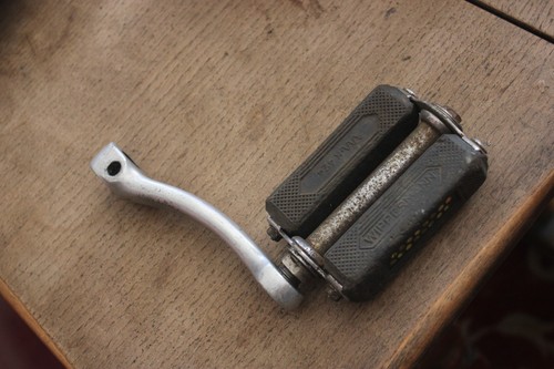 Alloy moped pedal