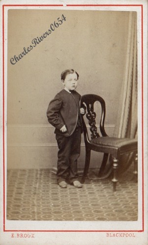 Blackpool cdv young boy - cdv, in
