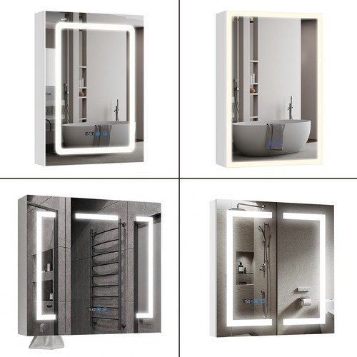 Led bathroom mirror cabinet - bathroom,