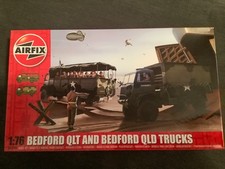 Airfix Model Kit A03306 - Bedford QLT and Bedford QLD Trucks -  1:76