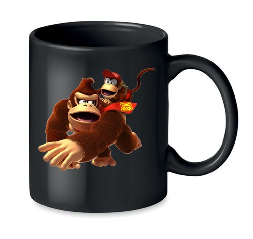 Mug donkey diddy kong games - donkey,