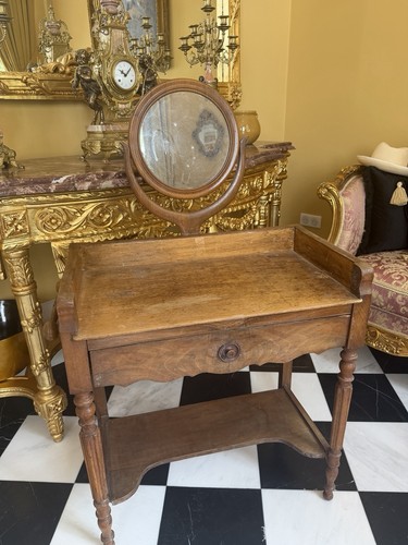 French solid walnut wash - french,