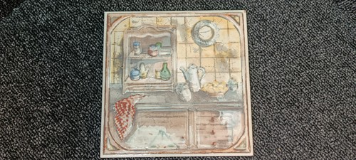 Decorated ceramic kitchen