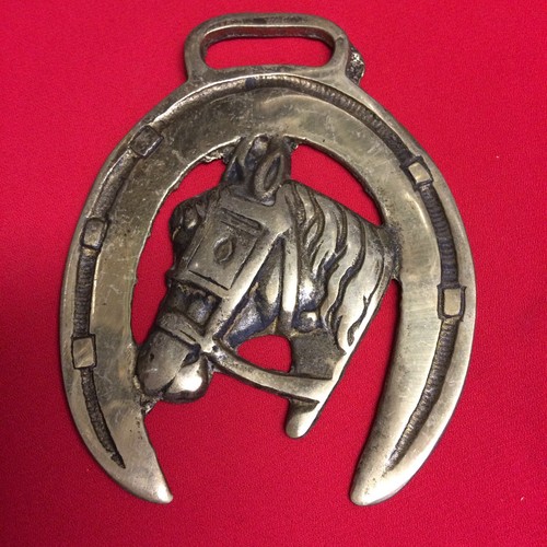 Vintage horse brass - vintage,