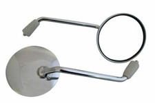 Motorbike chrome mirrors - chrome,