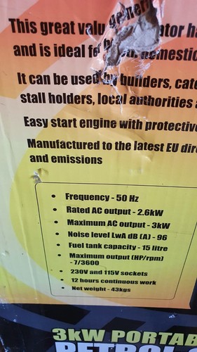 Generator petrol - generator,