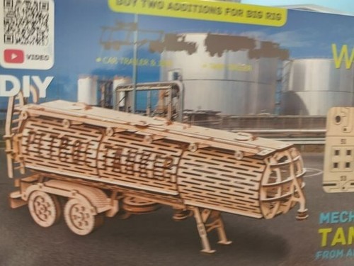 Wood trick tank trailer - wood, wooden