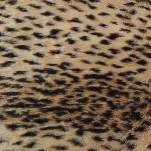 Jacquard fur fabric cheetah - fur,