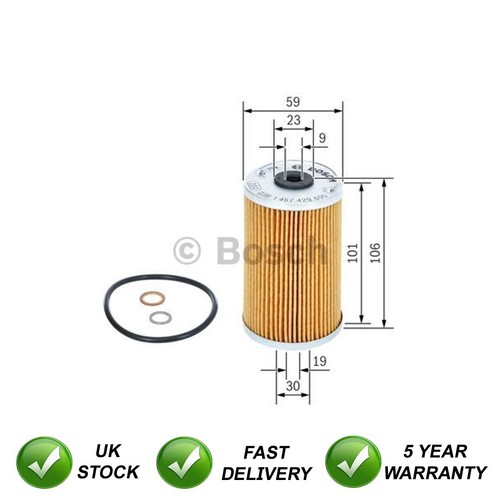 Oil filter sjr fits mercedes - filter,