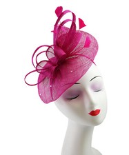 Flower Feather Hair Hat Fascinator Headband Clip Wedding Royal Ascot Formal Race