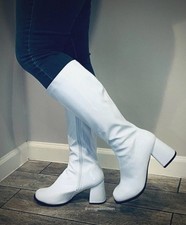 White GoGo Disco 60s 70s