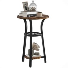 HOMCOM 3-Tier Small End Table