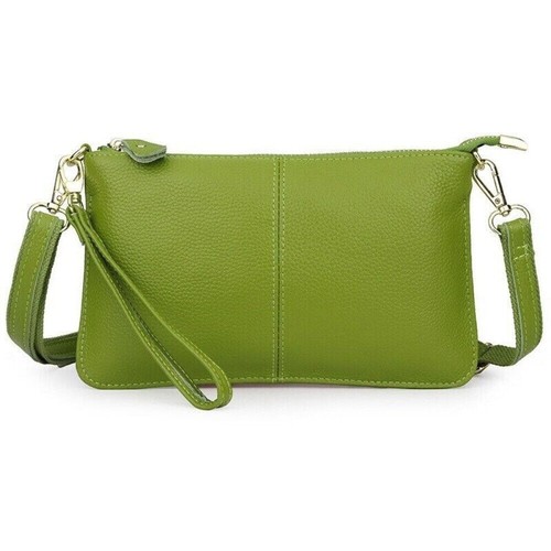 Womens genuine leather clutch - womens,