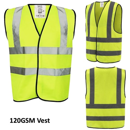 Yellow orange vis vest - orange, hi