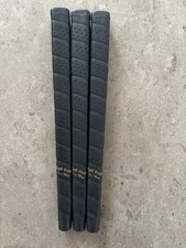 3 pcs Golf Pride Tour Wrap Black Leather Golf Putter Grips