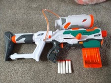 Nerf Tri-strike Blaster Adjustable Attachments Included With 15 Bullets