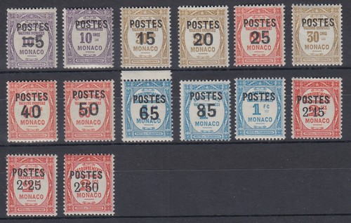 Monaco 1927 postage - , stamps