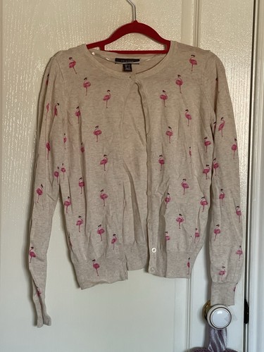 Flamingo patterned cream - ￼,