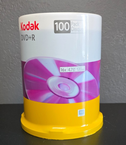 Kodak dvd 100 pack spindle - kodak, dvd+r