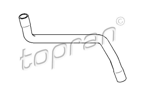 New radiator hose - hose, for